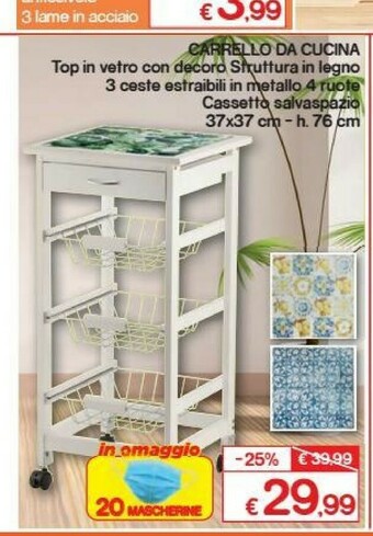 Satur Carrello cucina offerta