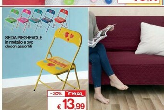 Satur Sedie pieghevoli offerta
