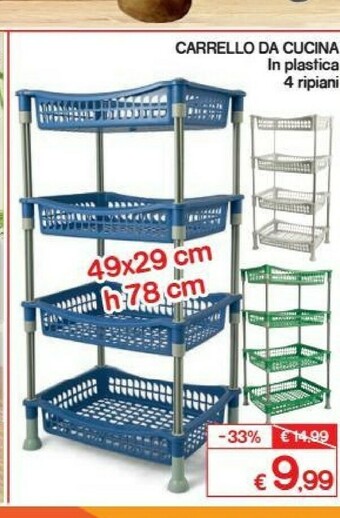 Satur Carrello cucina offerta