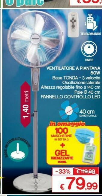 Satur Ventilatore offerta