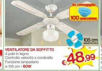Satur Ventilatore offerta