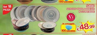 Satur Servizio piatti offerta