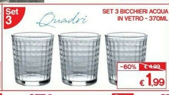 Satur Bicchieri offerta