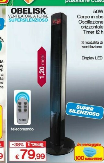 Satur Kooper Ventilatore offerta