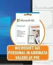 Unieuro Microsoft 365 Personal In Abbinata Valore offerta