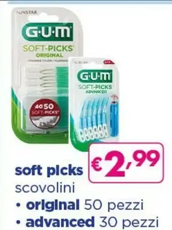 Acqua & Sapone Gum Soft Picks Orginal/ Advanced offerta