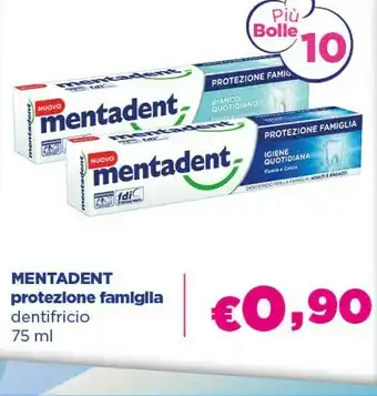 Acqua & Sapone Mentadent Protezione Famiglia Dentifricio offerta