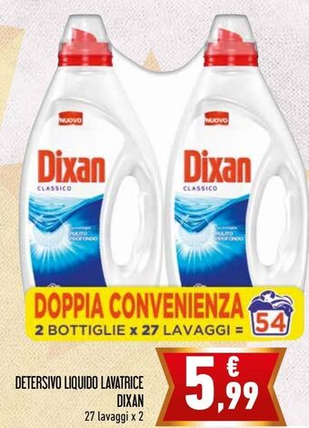 Conad Detersivo liquido lavatrice dixan offerta