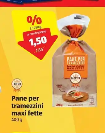 ALDI Pane per tramezzini maxi fette la cesta offerta