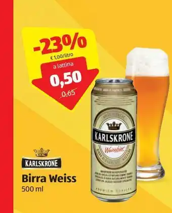 ALDI Birra weiss 500 ml karlskrone offerta