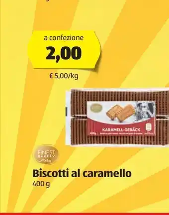 ALDI Biscotti al caramello 400 g offerta