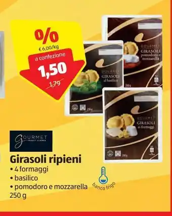 ALDI Gourmet girasoli ripieni offerta
