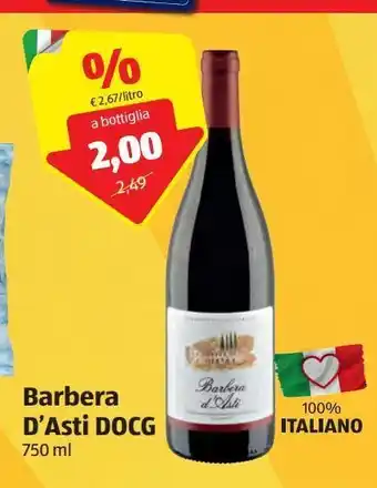 ALDI Barbera d'asti docg offerta