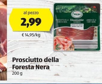 ALDI Prosciutto della foresta nera 200 g offerta