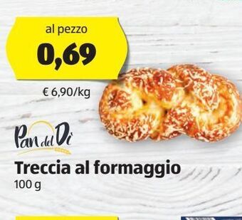 ALDI Pan del di treccia al formaggio 100 g offerta