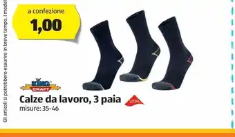 ALDI Calze da lavoro 3 paia offerta