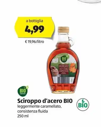 ALDI Sciroppo acero bio offerta