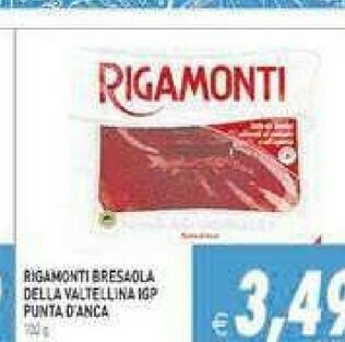 Supermercati Agorà Rigamonti Bresaola offerta