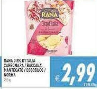 Supermercati Agorà Rana Pasta ripiena offerta
