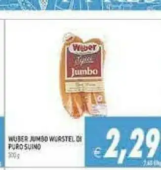 Supermercati Agorà Weber Wurstel offerta