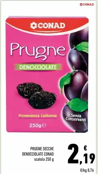 Conad Prugne secche denocciolate conad offerta