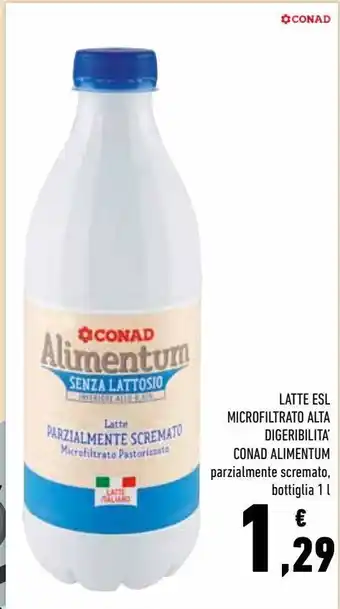 Conad Latte senza lattosio conad offerta