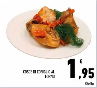 Conad Cosce di coniglio al forno offerta