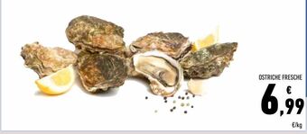 Conad Ostriche fresche offerta