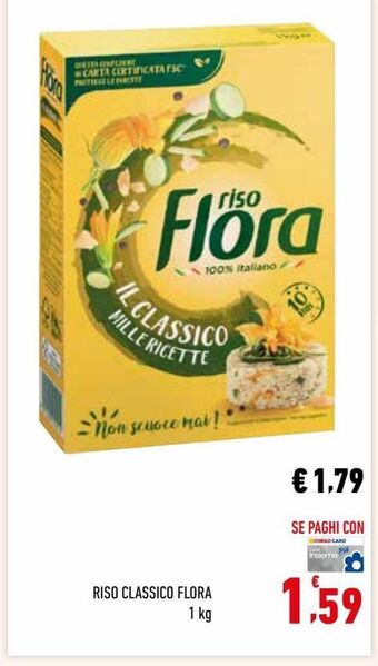 Conad Riso classico flora offerta