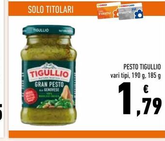 Conad Pesto tigullio offerta
