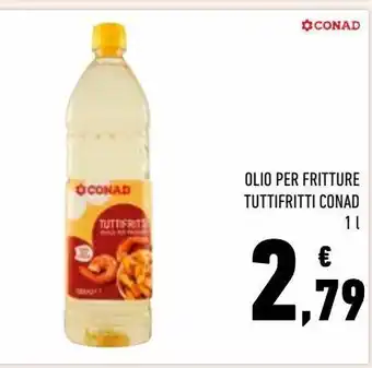 Conad Olio per fritture conad offerta
