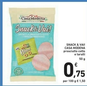 Conad Casa Modena Prosciutto cotto offerta