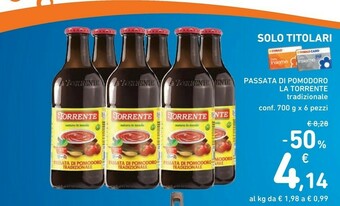 Conad La torrente Passata di pomodoro offerta