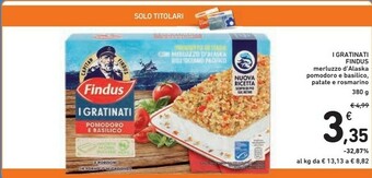 Conad Findus Filetti di merluzzo offerta