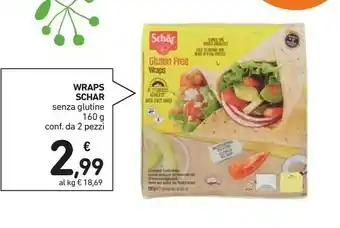 Conad Schar Wraps Senza Glutine offerta