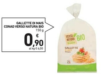 Conad Conad Gallette Di Mais offerta