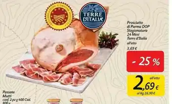 Carrefour Market Mutti Prosciutto di Parma offerta