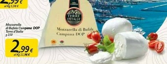 Carrefour Market Terre d'Italia Mozzarella di bufala offerta