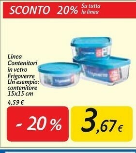 Carrefour Market Contenitori per alimenti offerta