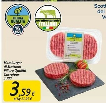 Carrefour Market Hamburger offerta