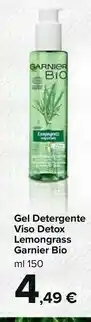Carrefour Market Garnier Gel Detergente Viso Detox Lemongrass offerta
