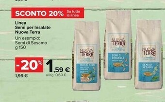 Carrefour Market Nuova terra I Semi Di Sesamo 150 G(ml) offerta