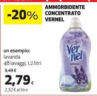 Ipercoop Ammorbidente concentrato vernel offerta