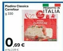 Carrefour Market Carrefour Piadina Classica offerta