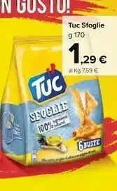 Carrefour Market Tuc - Sfoglie Erbe Aromatiche e Olio Extra Vergine di Oliva offerta