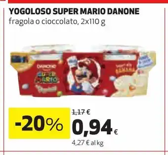 Yogurt super mario danone