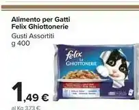 Carrefour Market Felix Alimento Per Gatti Ghiottonerie offerta