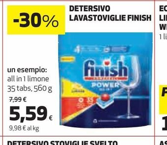 Ipercoop Detersivo lavastoviglie finish offerta