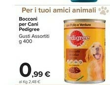 Carrefour Market Pedigree Bocconi Per Cani offerta