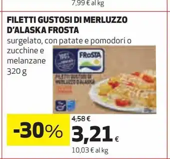 Filetti di merluzzo surgelati d''alaska frosta